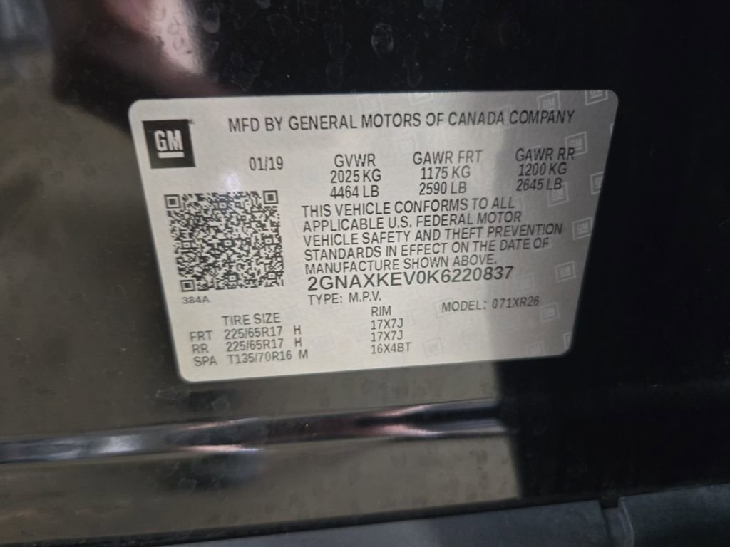 Used 2019 Chevrolet Equinox LT FWD image 34