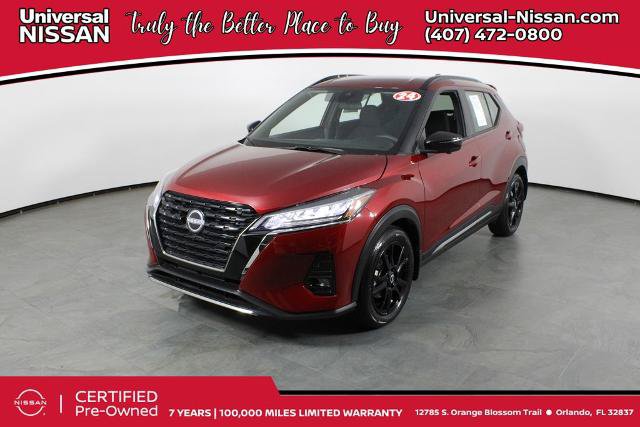 Certified 2024 Nissan Kicks SR
