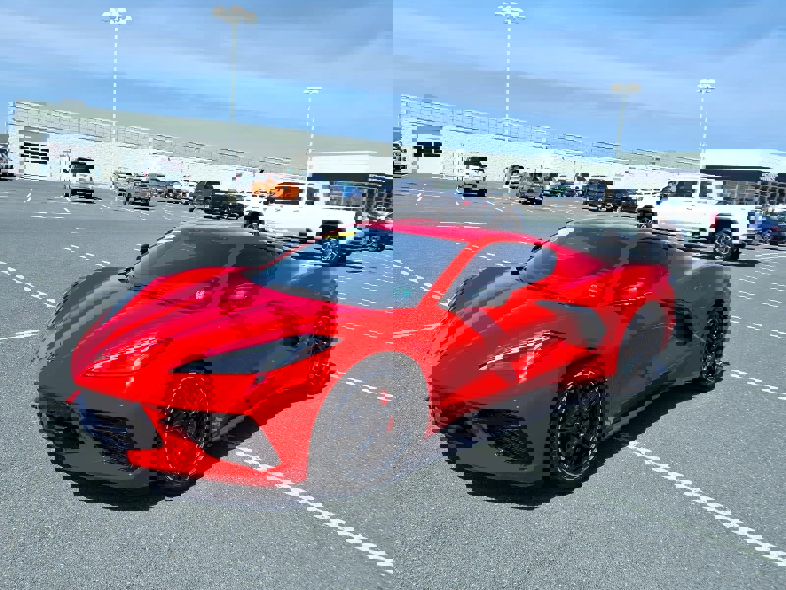 Used 2020 Chevrolet Corvette Stingray Coupe w/ Engine Appearance Package RWD image 1