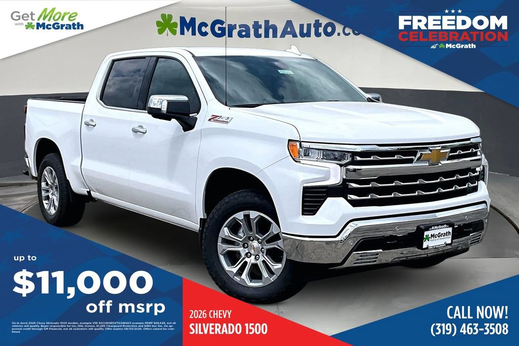 New 2026 Chevrolet Silverado 1500 LTZ w/ Z71 Off-Road Package