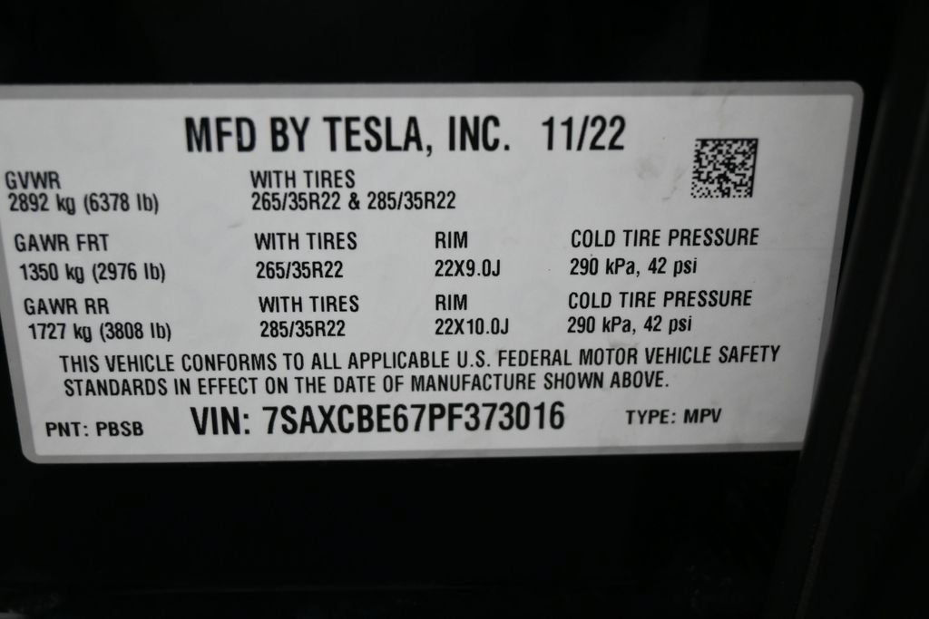 Used 2023 Tesla Model X Plaid AWD/4WD image 8
