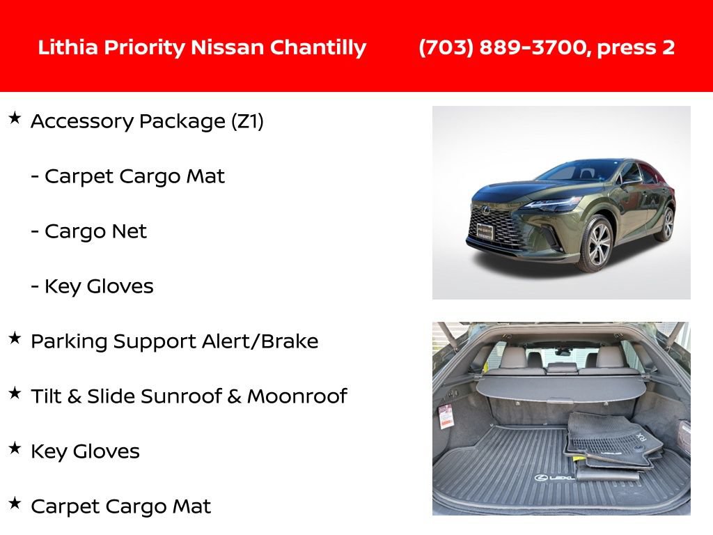 Used 2023 Lexus RX 350 Premium w/ Accessory Package (Z1) AWD/4WD image 18