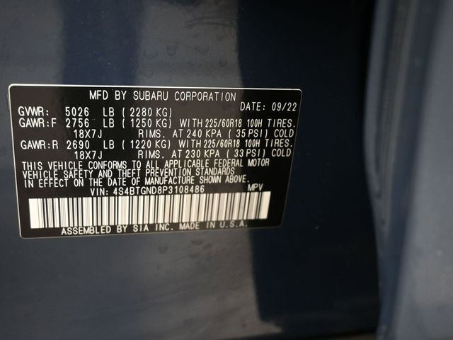 Used 2023 Subaru Outback Limited XT image 20