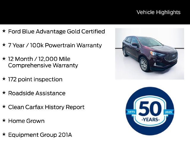 Certified 2024 Ford Edge SEL w/ Convenience Package AWD/4WD image 6
