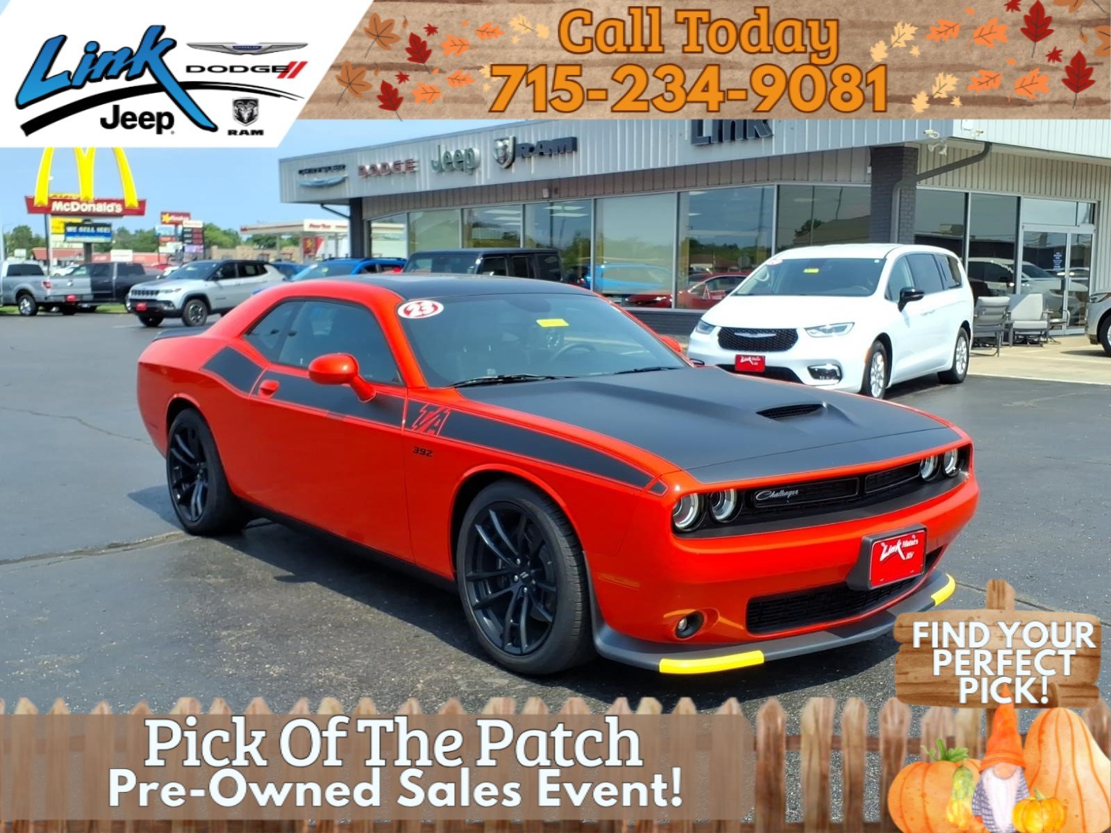 Used 2023 Dodge Challenger R/T Scat Pack w/ T/A Package RWD image 1