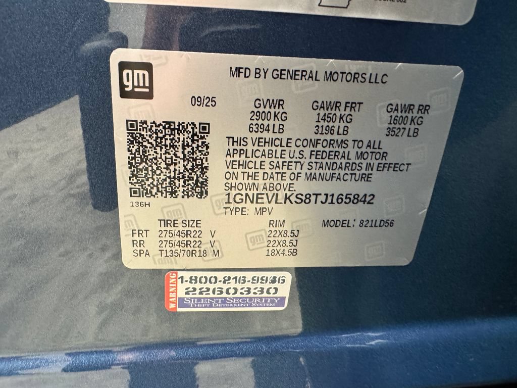 Used 2026 Chevrolet Traverse RS w/ LPO, Floor Liner Package AWD/4WD image 31