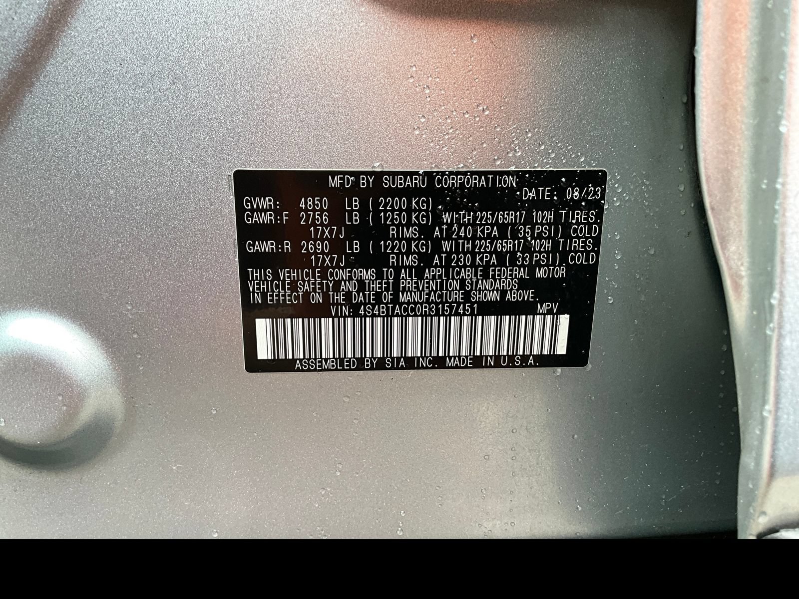 Certified 2024 Subaru Outback Premium AWD/4WD image 18