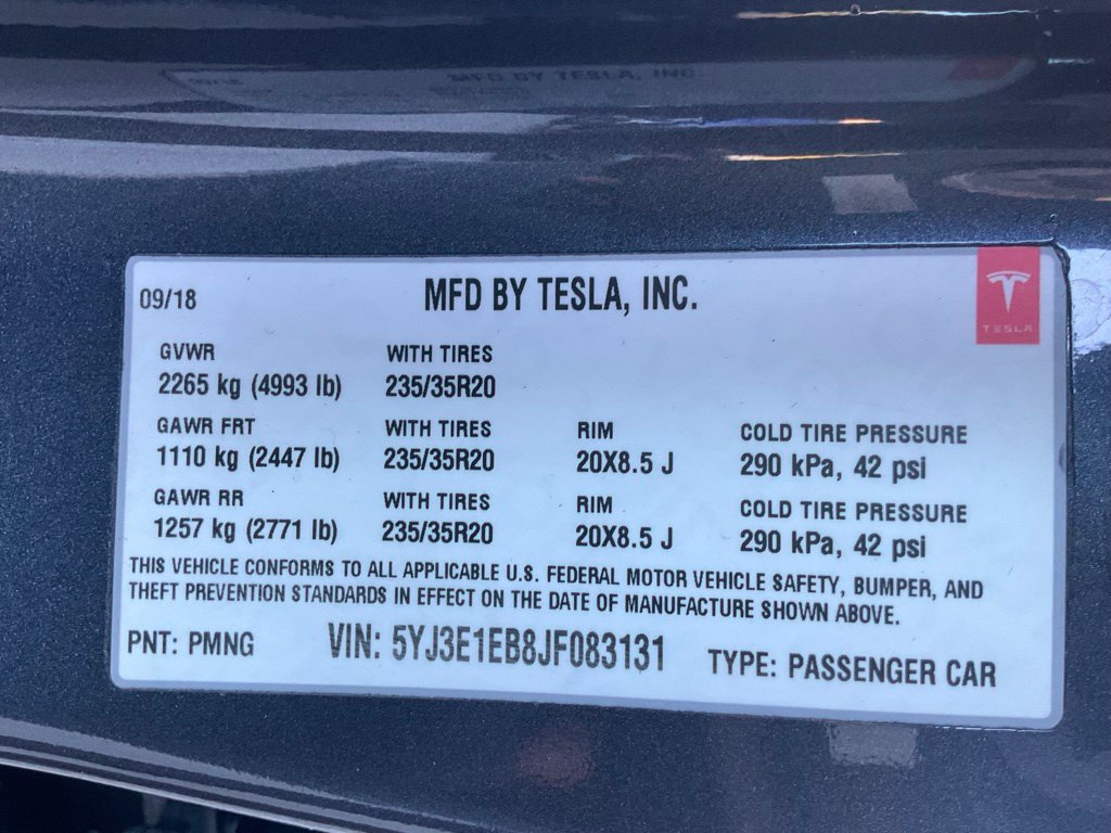 Used 2018 Tesla Model 3 Performance AWD/4WD image 21