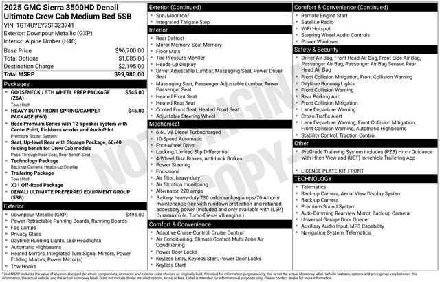 Used 2025 GMC Sierra 3500 Denali Ultimate AWD/4WD image 20