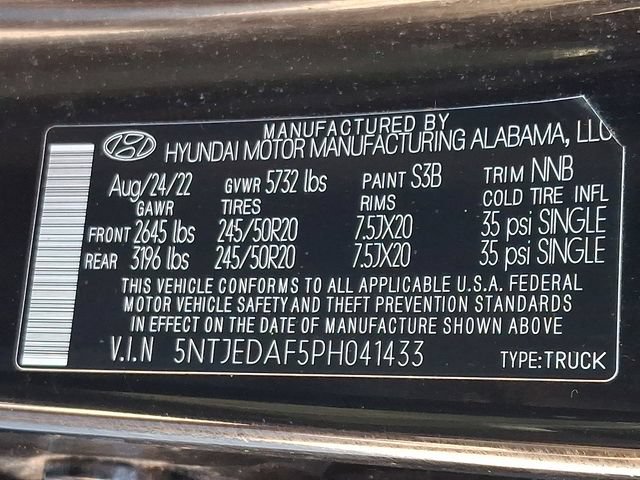 Used 2023 Hyundai Santa Cruz Limited AWD/4WD image 27