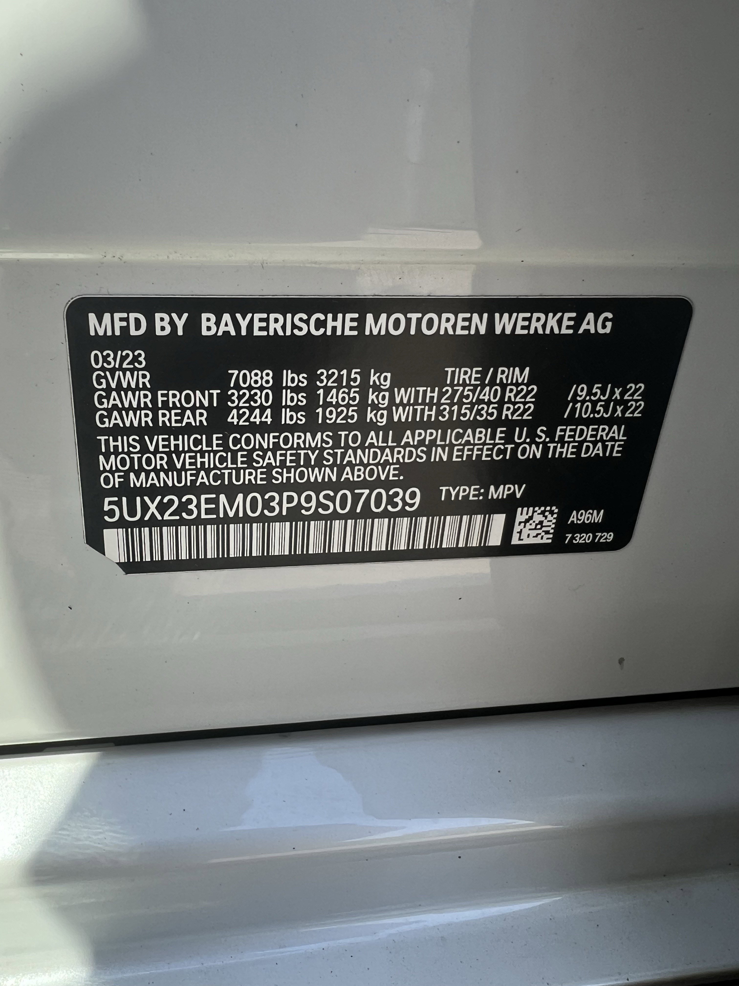Used 2023 BMW X7 xDrive40i w/ Executive Package AWD/4WD image 37