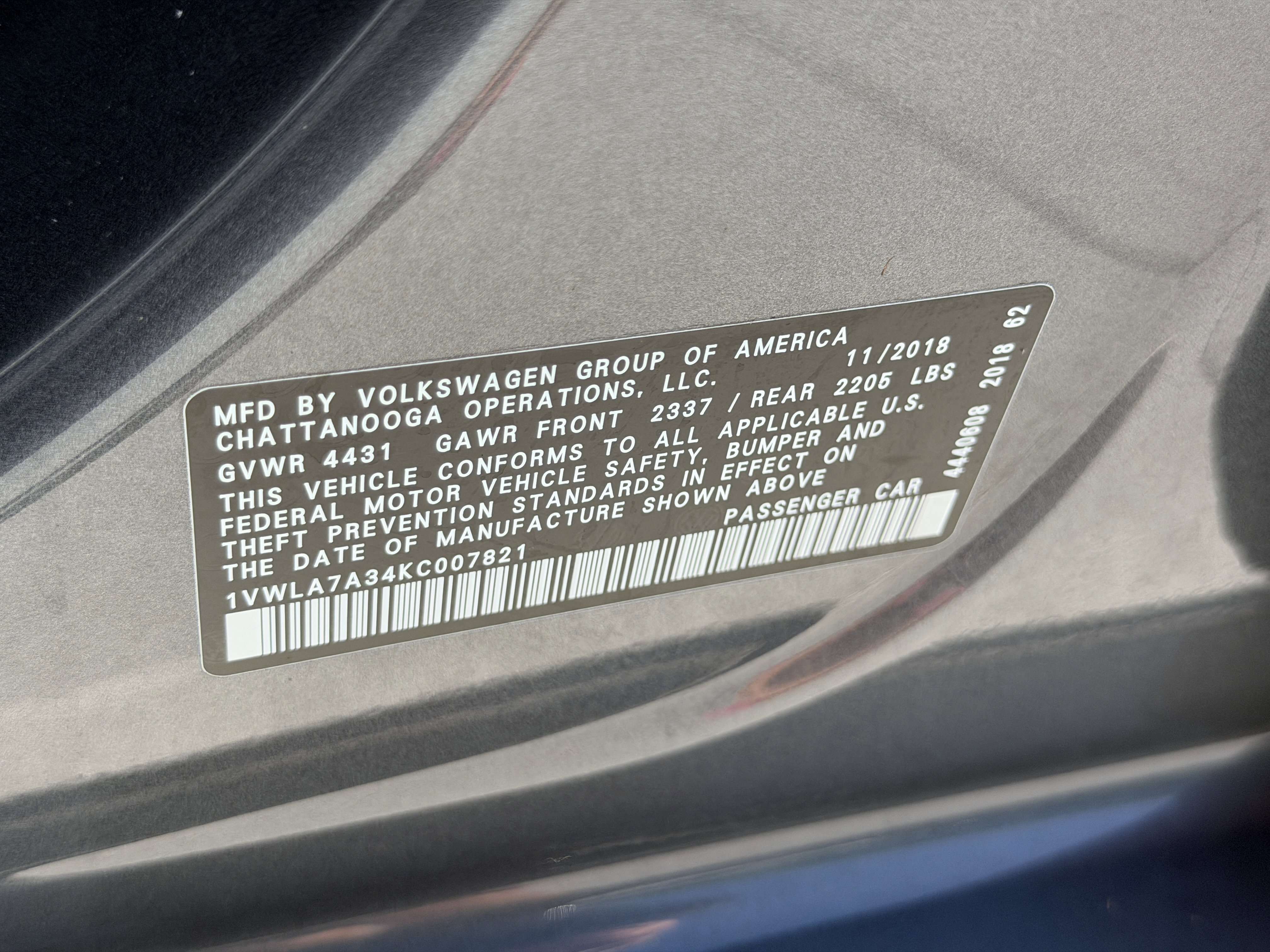 Used 2019 Volkswagen Passat 2.0T Wolfsburg image 33