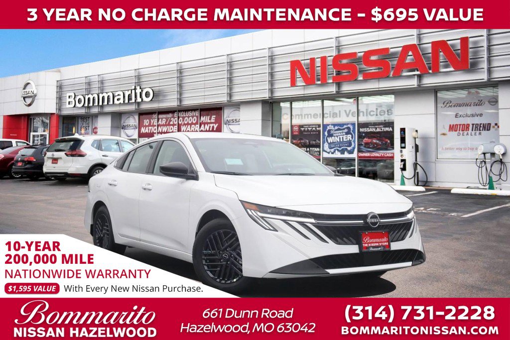 New 2026 Nissan Sentra SV w/ Floor Mat Package FWD image 1