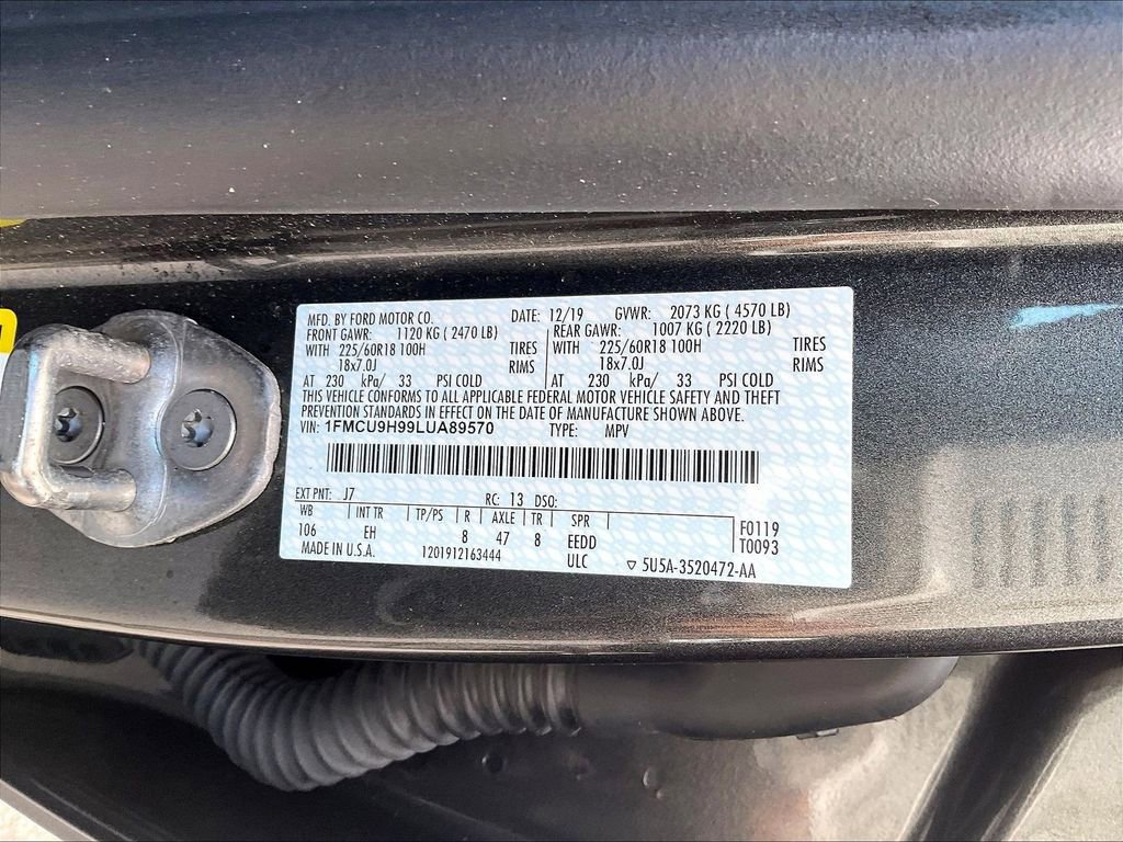 Used 2020 Ford Escape SEL AWD/4WD image 32