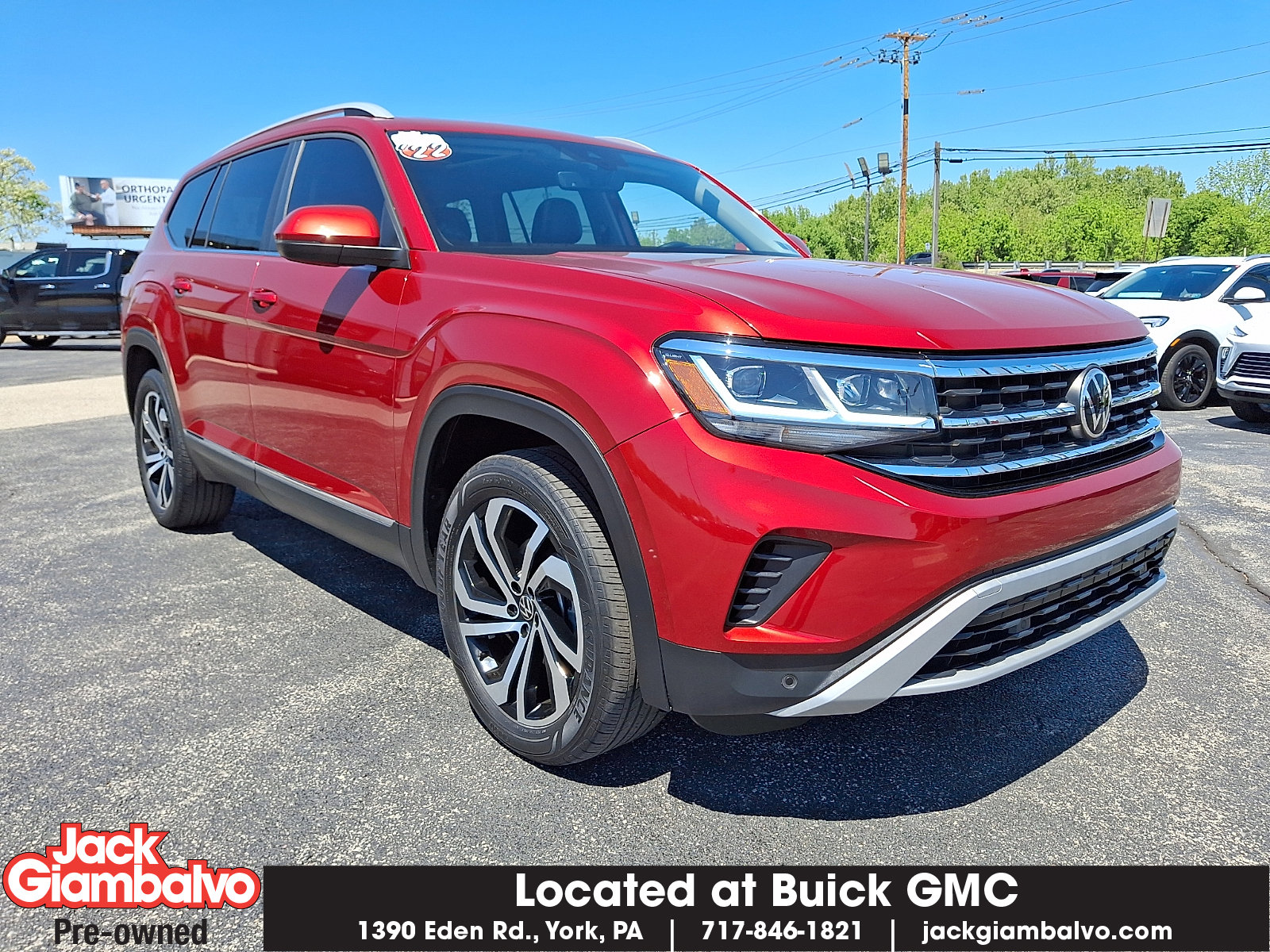 Used 2022 Volkswagen Atlas SEL AWD/4WD image 1