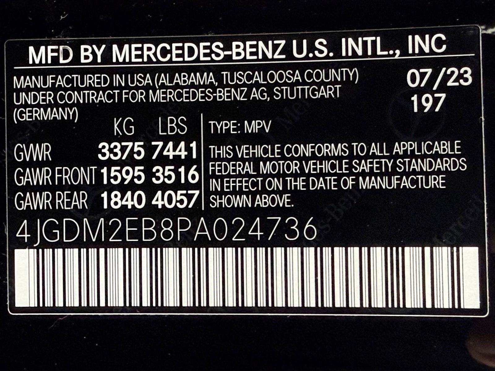 Used 2023 Mercedes-Benz EQS 450+ 4MATIC SUV image 19