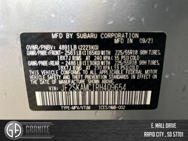 Used 2024 Subaru Forester Touring w/ Convenience Package image 30