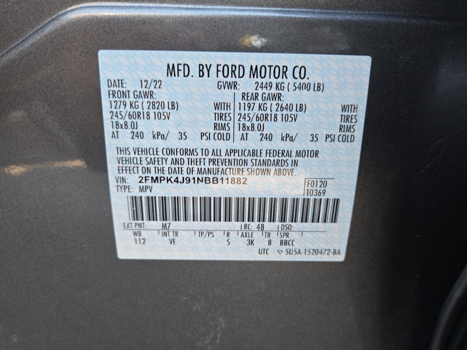 Certified 2022 Ford Edge SEL w/ Convenience Package AWD/4WD image 28