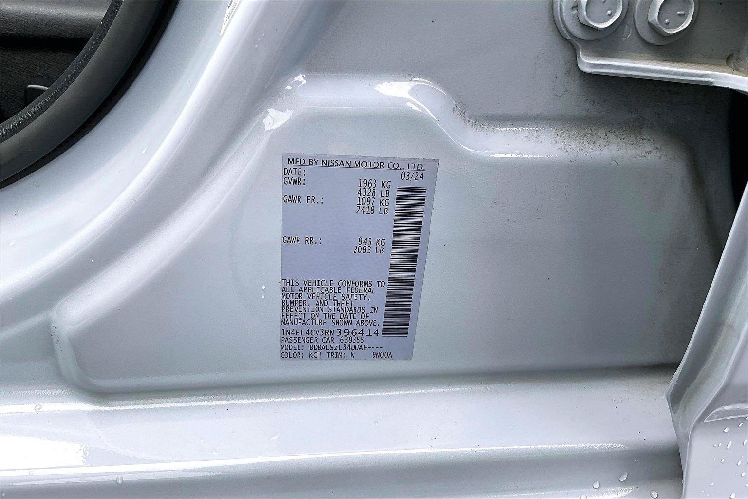 Certified 2024 Nissan Altima 2.5 SR w/ SR Premium Package FWD image 33