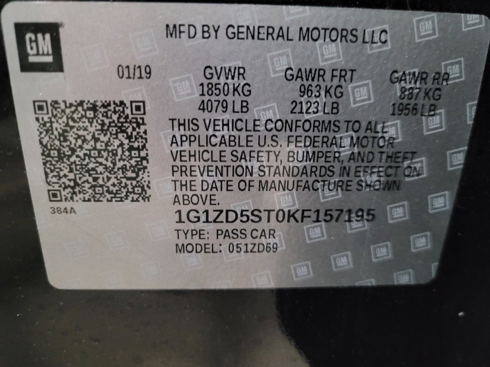 Used 2019 Chevrolet Malibu LT w/ Leather Package FWD image 33