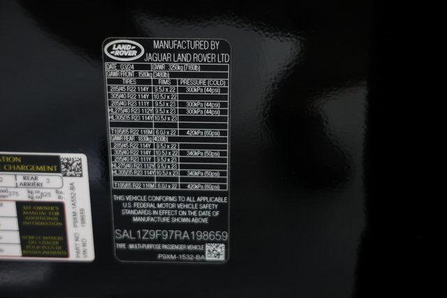 Used 2024 Land Rover Range Rover Sport SV Edition One Obsidian Black image 95