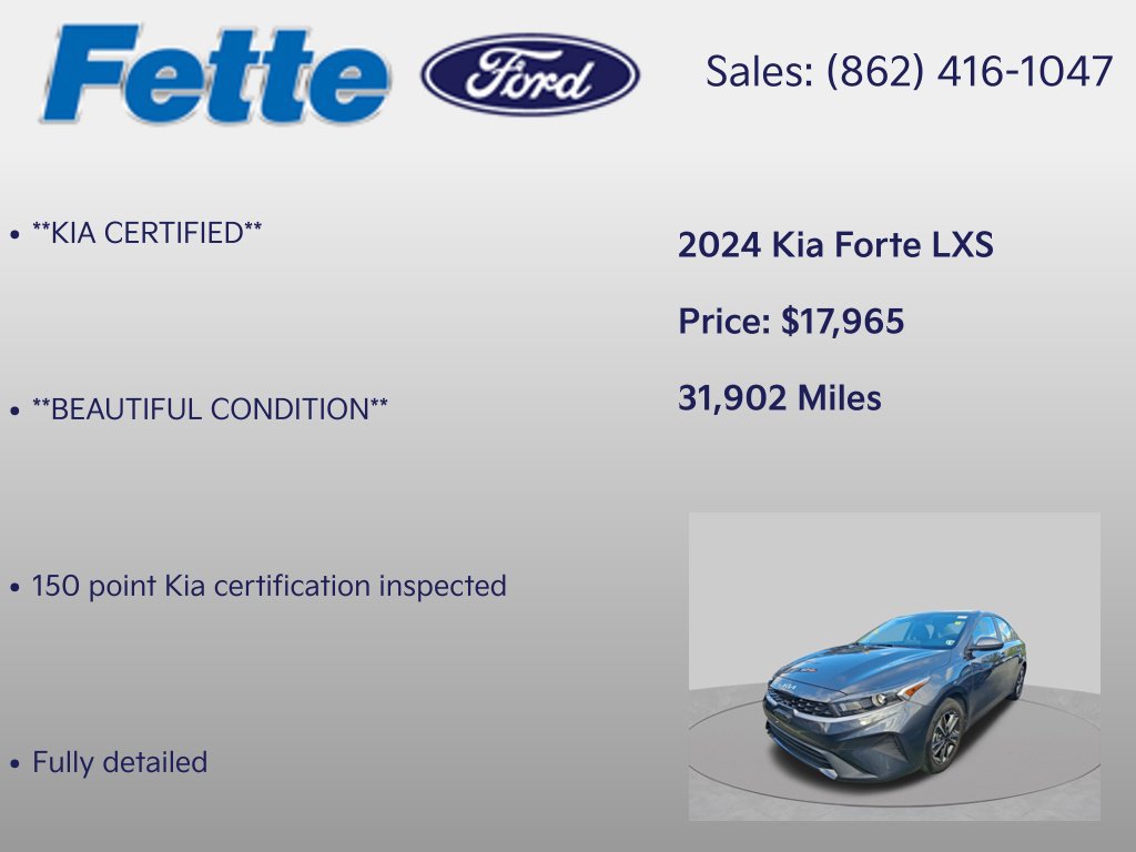 Certified 2024 Kia Forte LXS FWD image 6