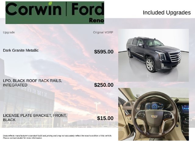 Used 2017 Cadillac Escalade ESV Premium Luxury AWD/4WD image 3