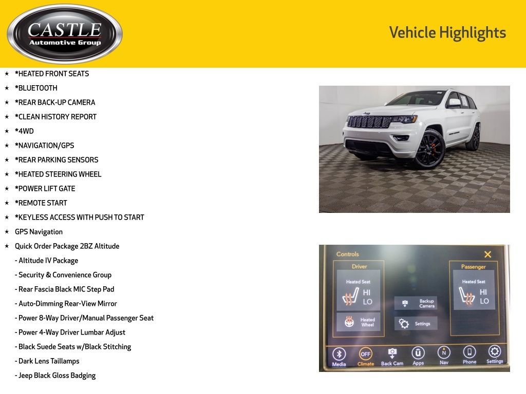 Used 2018 Jeep Grand Cherokee Altitude image 3