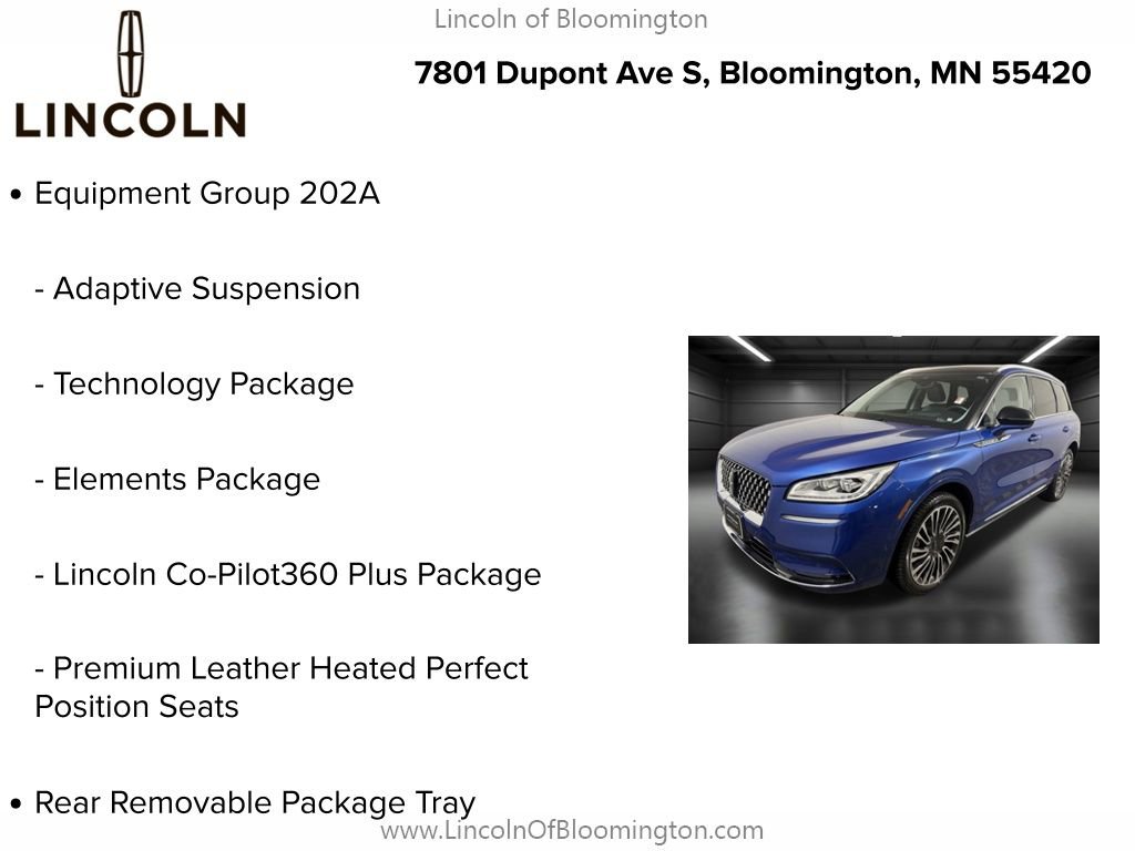 Used 2020 Lincoln Corsair Reserve w/ Equipment Group 202A AWD/4WD image 5