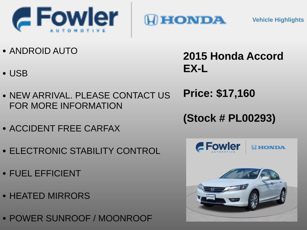 Used 2015 Honda Accord EX-L image 8