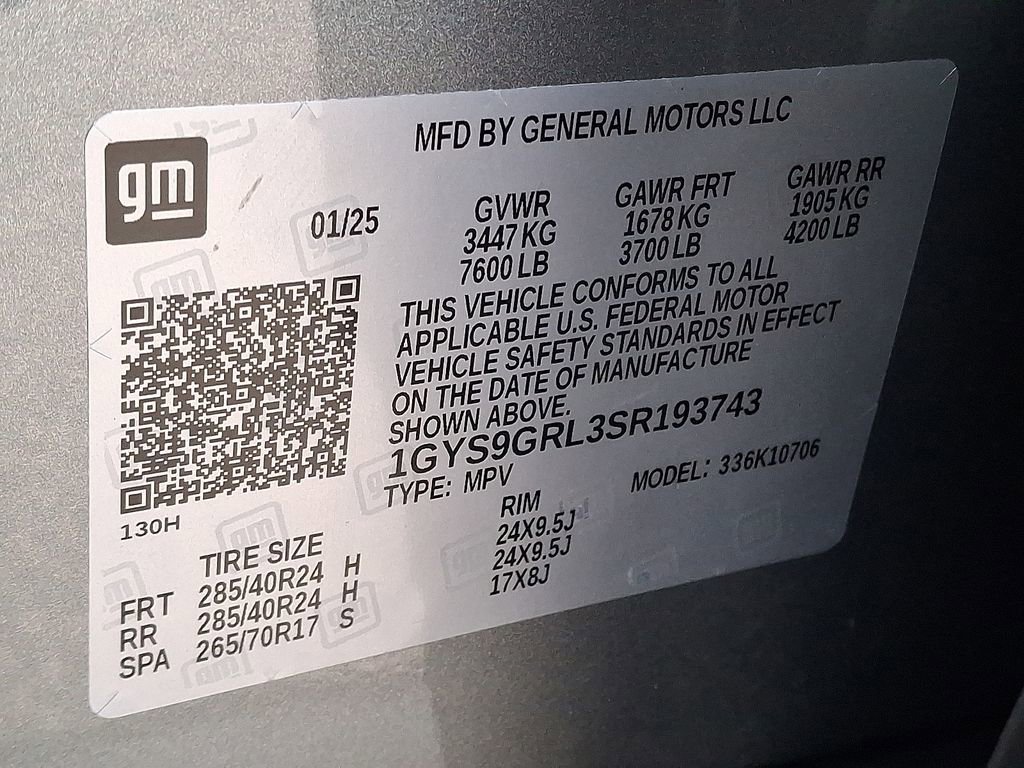 Used 2025 Cadillac Escalade Sport Platinum w/ LPO, Floor Liner Package image 36