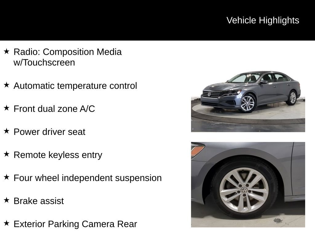 Used 2020 Volkswagen Passat 2.0T SE image 6