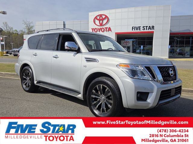 Used 2020 Nissan Armada Platinum w/ Captain's Chairs Package image 1