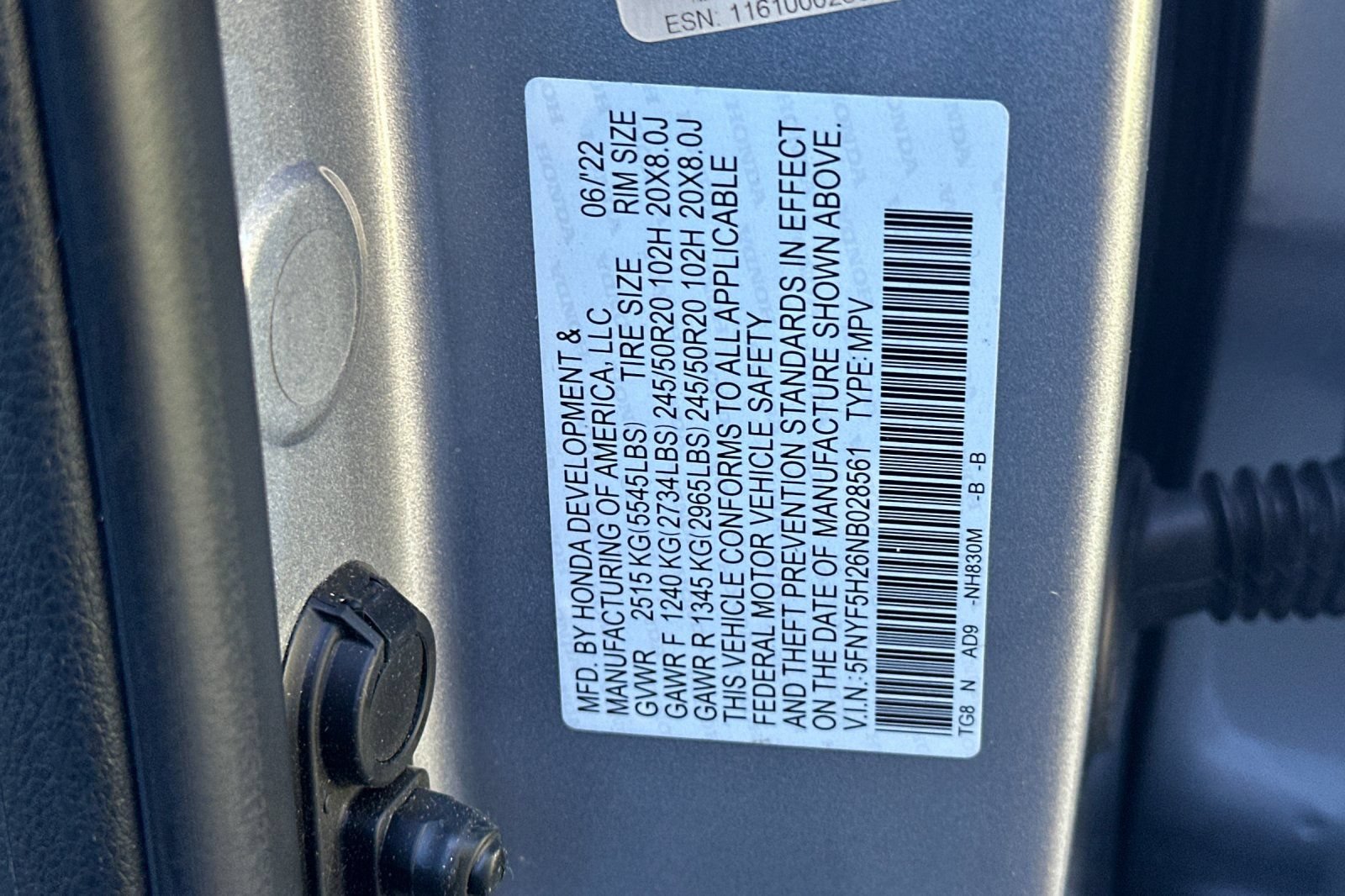 Used 2022 Honda Pilot Special Edition image 27