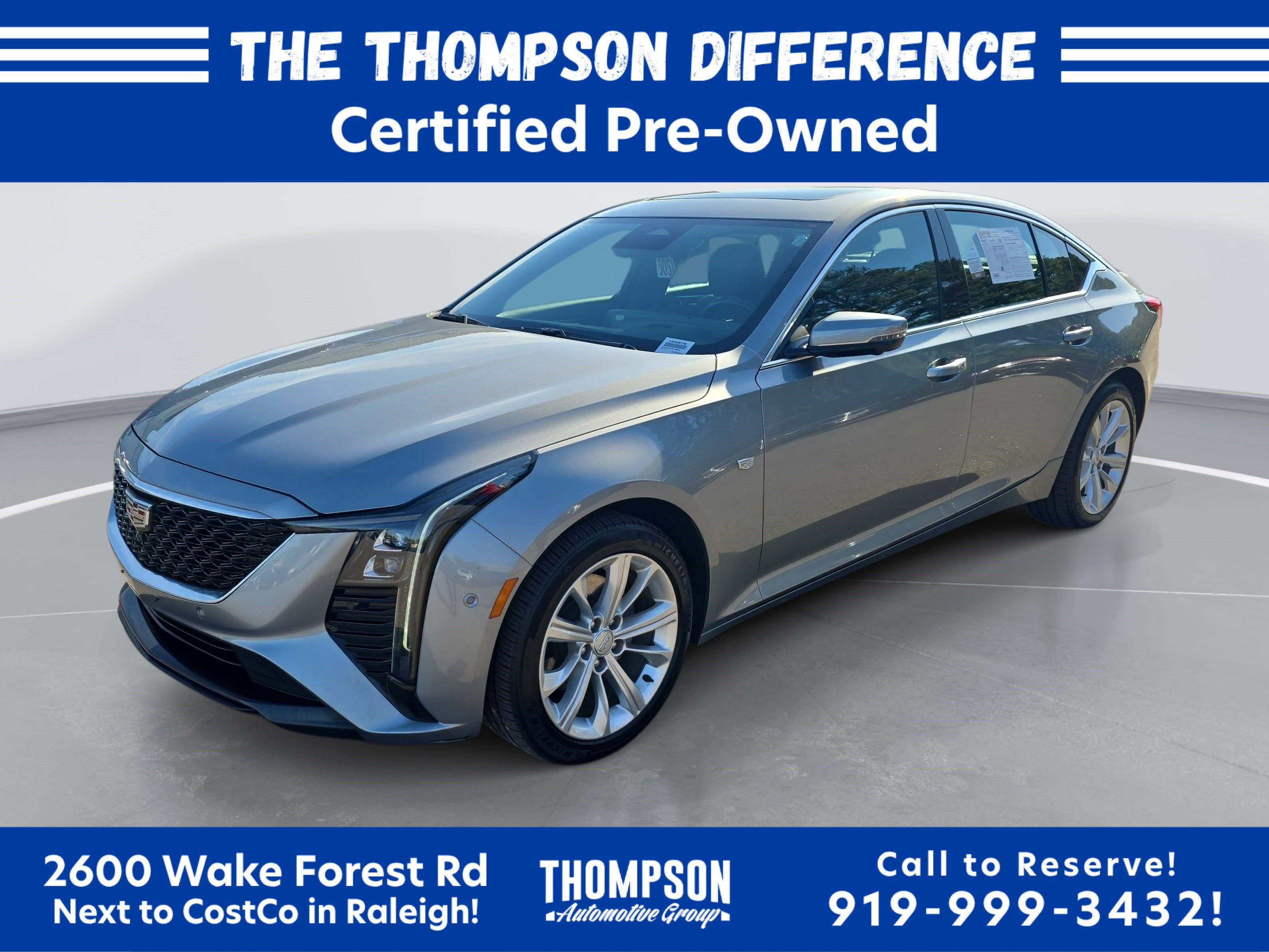Certified 2025 Cadillac CT5 Premium Luxury w/ Sun And Sound Package AWD/4WD image 7