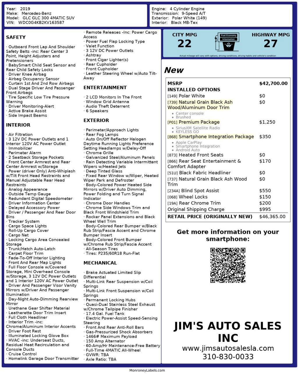 Used 2019 Mercedes-Benz GLC 300 4MATIC image 8