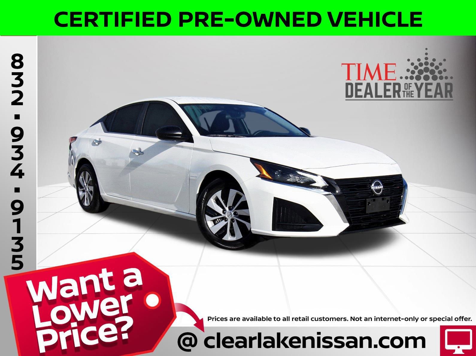 Certified 2025 Nissan Altima 2.5 S