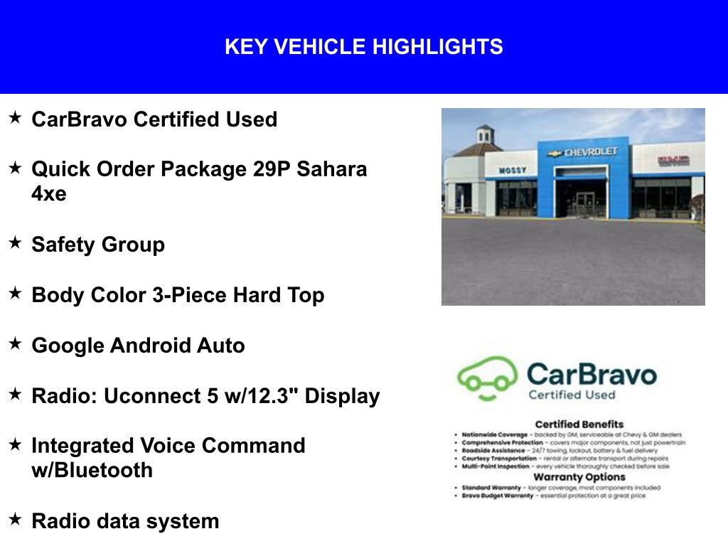 Used 2025 Jeep Wrangler Unlimited Sahara w/ Safety Group AWD/4WD image 8