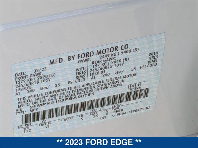 Certified 2023 Ford Edge SEL image 24