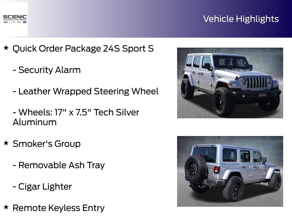 Used 2018 Jeep Wrangler Unlimited Sport S AWD/4WD image 10