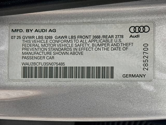Used 2025 Audi A5 2.0T Premium Plus w/ Premium Plus AWD/4WD image 33