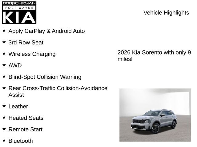 New 2026 Kia Sorento S image 7