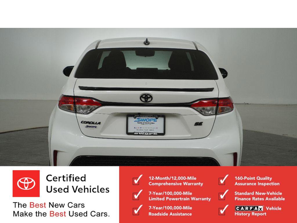 Certified 2022 Toyota Corolla SE w/ Carpet Mat Package (TMS) FWD image 4