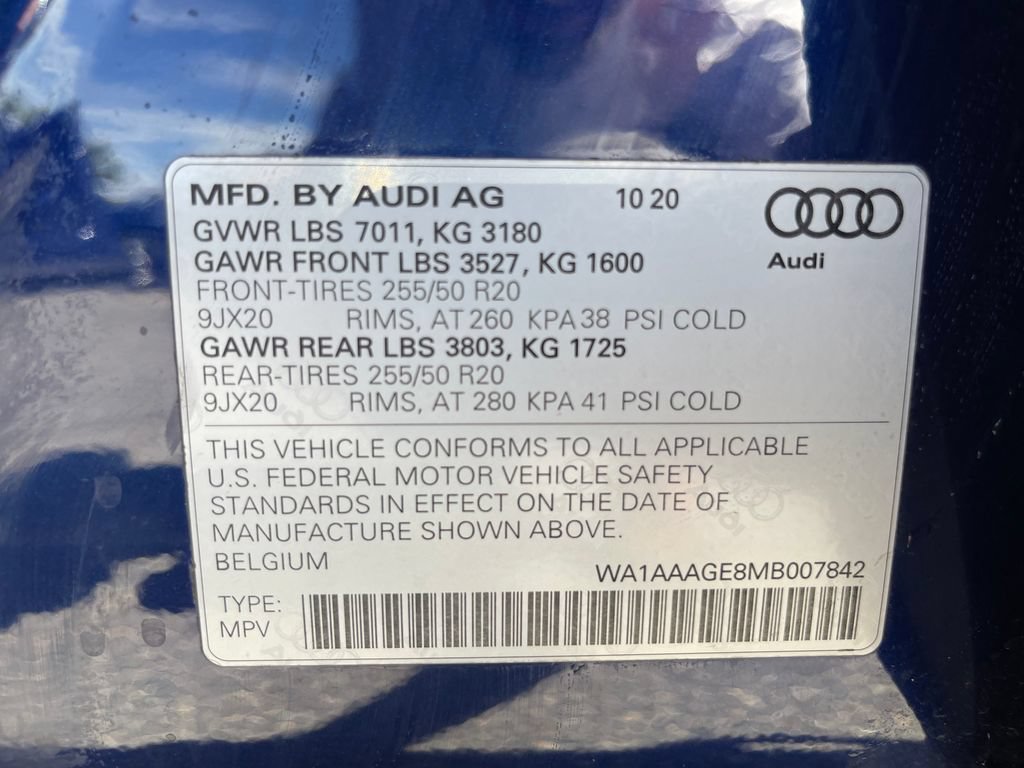Used 2021 Audi e-tron Premium w/ Convenience Plus Package AWD/4WD image 6