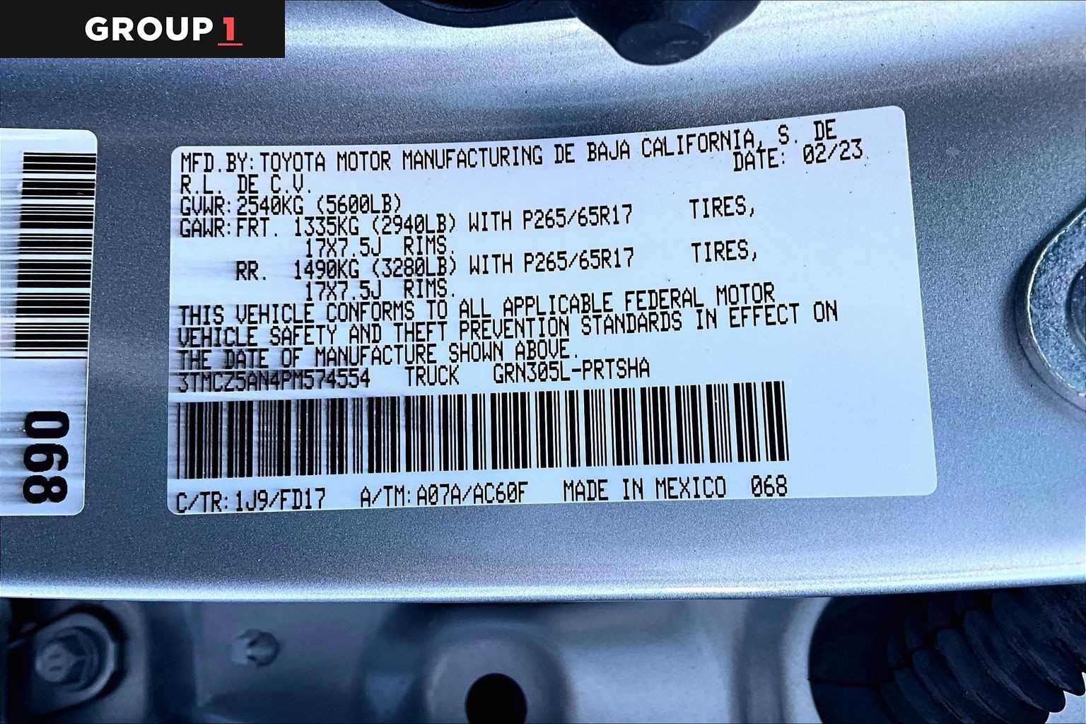 Certified 2023 Toyota Tacoma TRD Sport w/ Advanced Technology Package image 37