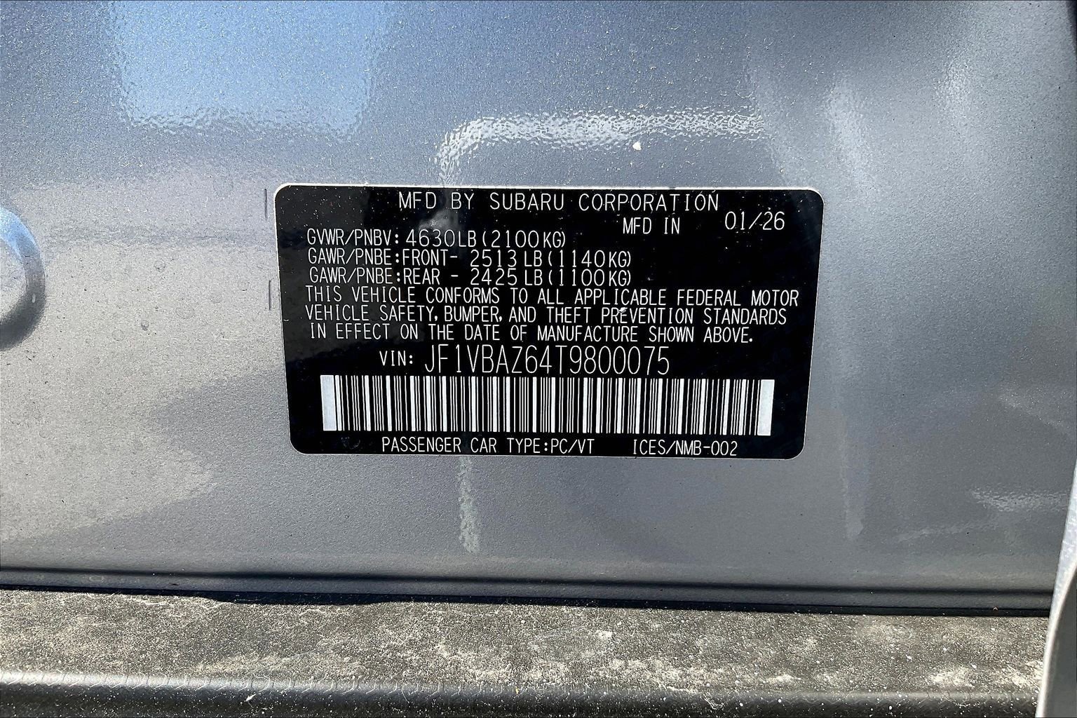 New 2026 Subaru WRX tS image 12