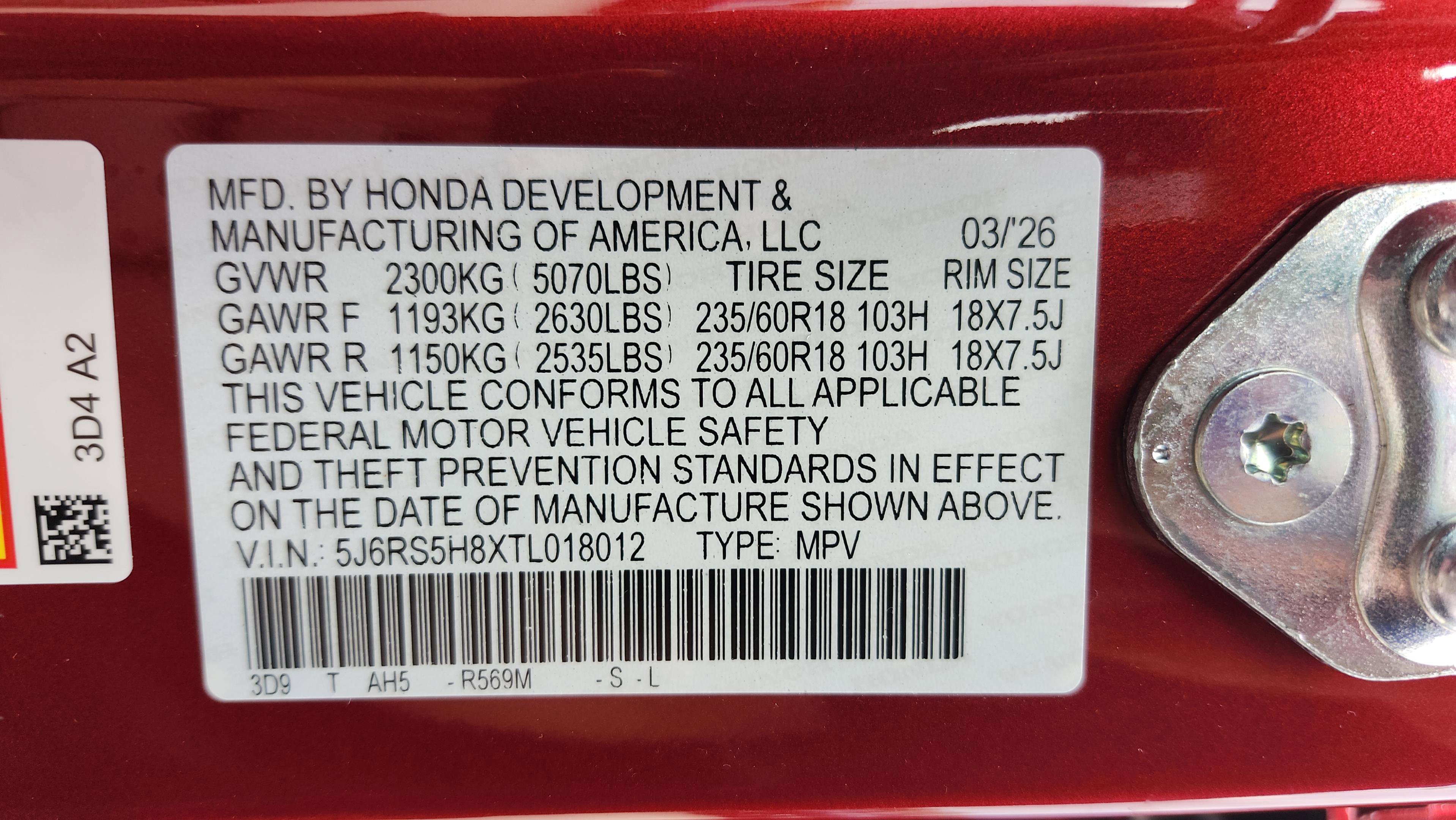 New 2026 Honda CR-V Sport-L image 26