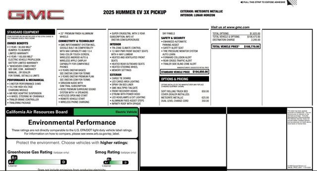 Used 2025 GMC Hummer EV 3X AWD/4WD image 2