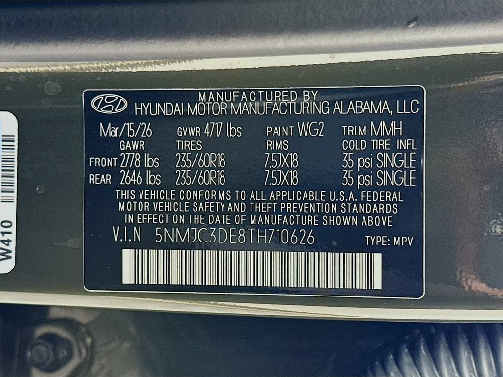 Certified 2026 Hyundai Tucson SEL FWD image 34