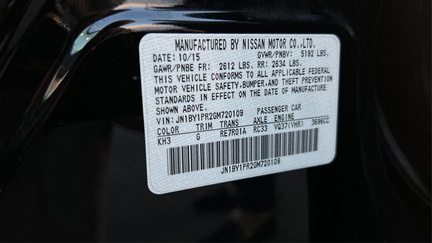 Used 2016 INFINITI Q70 L 3.7 w/ Deluxe Touring Package image 56